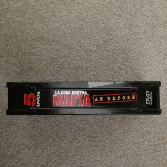 La Cosa Nostra Mafia: An Expose 5 DVD Box Set Complete Metal Case Collectible - Picture 13 of 16